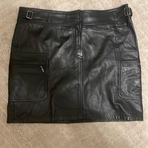 INC. International Concepts Leather Skirt - Size 14